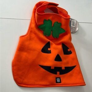 Petrageous Halloween orange pumpkin hoodie puppy/dog size M